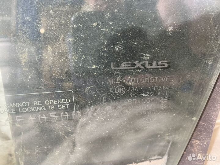 Стекло боковое водительское