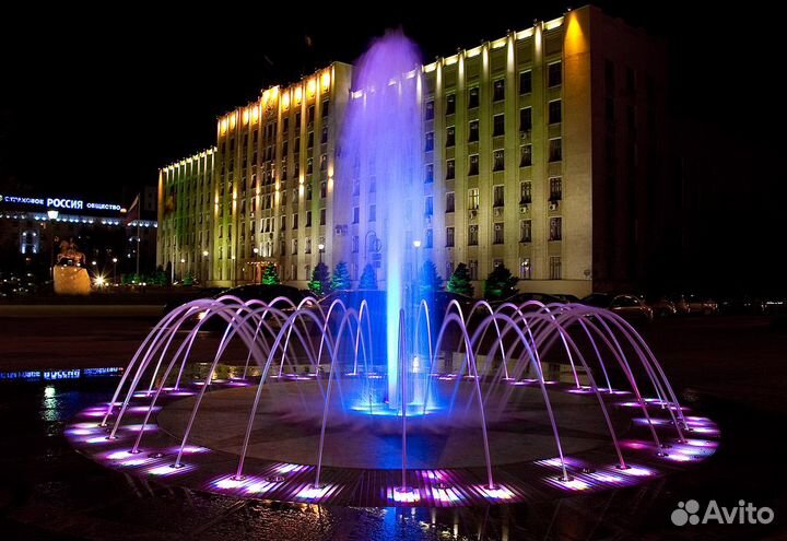 Пешеходный фонтан