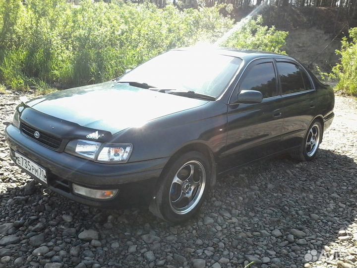 Ветровики, Дефлектор капота toyota Corona (T190) с