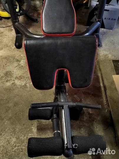 Скамья для жима neomotion +гриф12 кг+ блины 2*20Кг