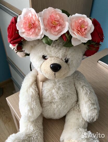 Венок на нолову и ободок из фоамирана