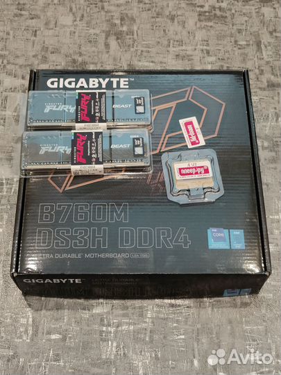 Комплект для сборки Intel Core i5 12400F/16Гб