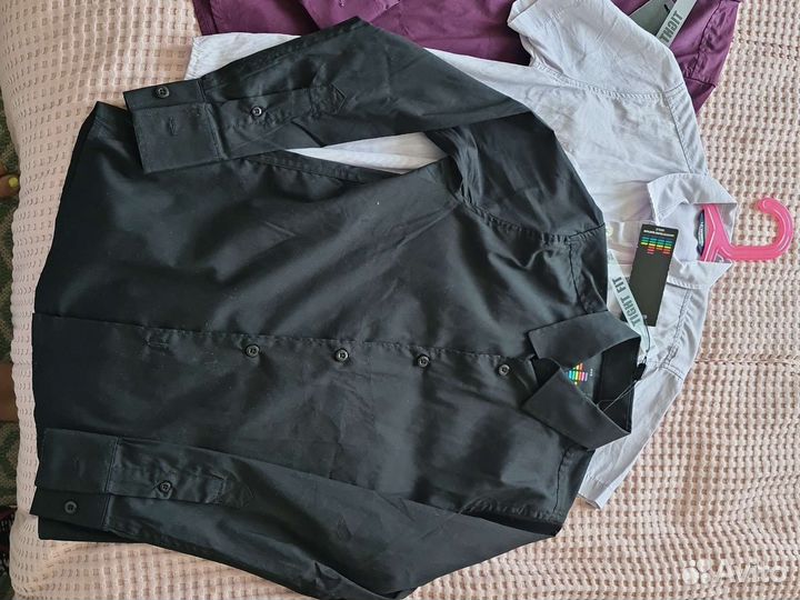 Рубашки новые с бирками хлопок 134-140