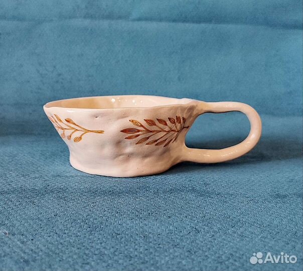 Кружка керамическая ручной работы