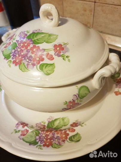 Зик Супница и блюдо посуда СССР