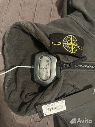 Stone island made in italy кофта джемпер на молнии