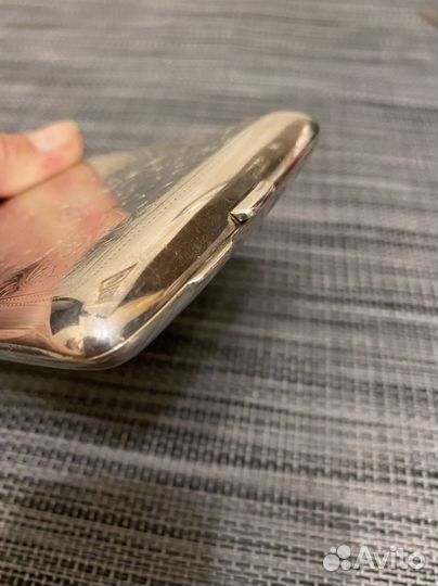 Портсигар серебро