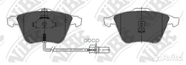 Колодки пер. audi A6, allroad 97-05 PN0335W NiBK