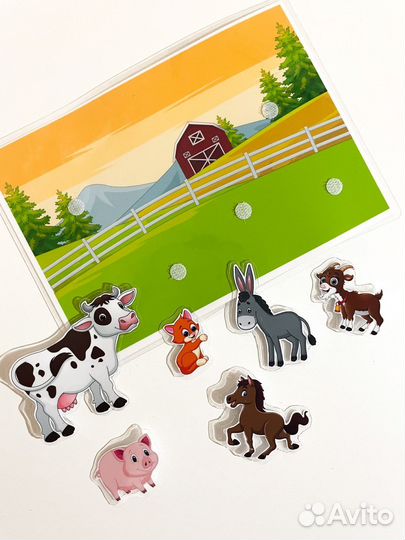 Игры на липучках для детей 1+