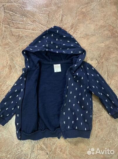 Детский костюм (штаны + кофта с капюшоном)