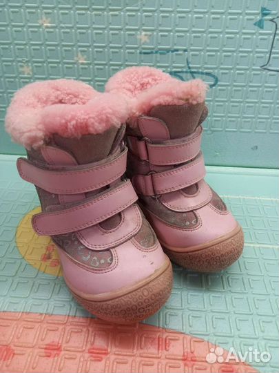 Ботинки зимние нат.кожа 22размер