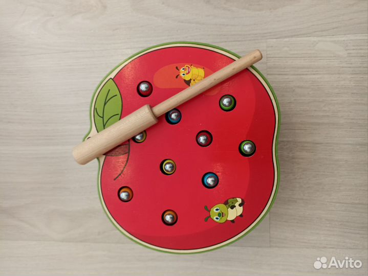 Магнитная рыбалка червячки