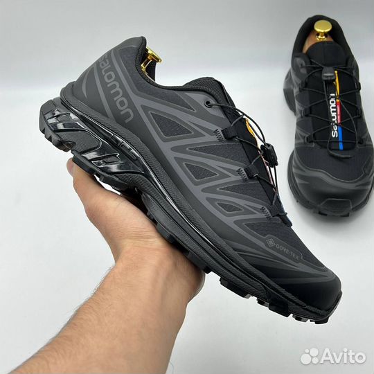 Кроссовки Salomon XT-6 Gore-tex (термо) черные