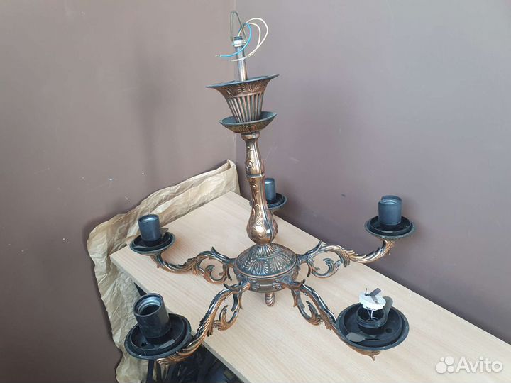 Люстра СССР 5 рожковая