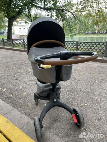 Коляска stokke xplory 2в1 люлька + прогулка
