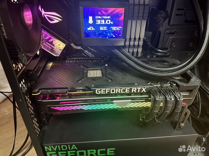 Видеоккарта Asus rog strix rtx 3090