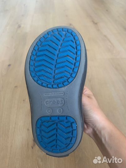 Резиновые сапоги crocs c9 утепленные