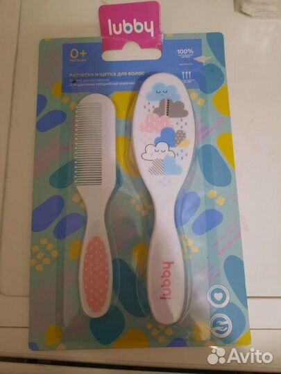 Расческа для новорожденного + изделия для прикорма
