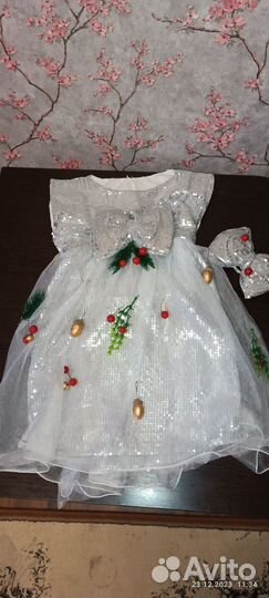 Платье для девочки 104 110