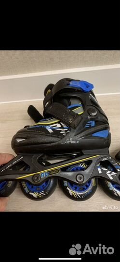 Роликовые коньки детские раздвижные 26-31 размер