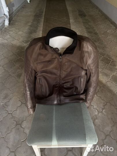 Кожаная мотокуртка Dainese, размер 52