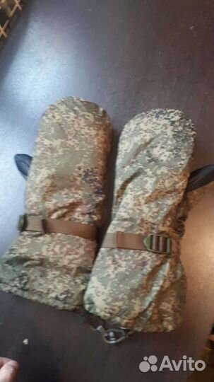 Варежки перчатки армейские