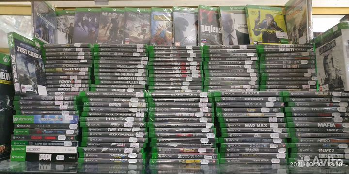 Игры на дисках Xbox one