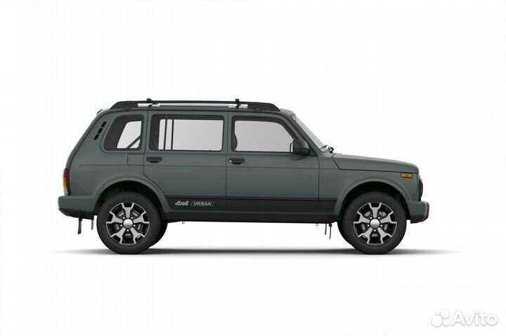 Рейлинги LADA 4x4 2131 1995-2020. Установка