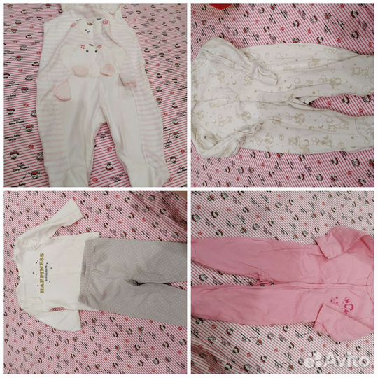 Детские вещи пакетом для девочки с рожд. до 4 м