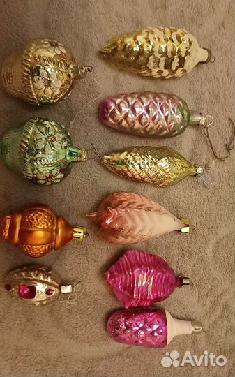 Елочные игрушки СССР