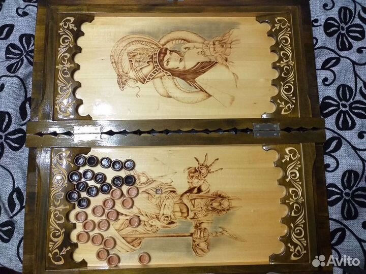 Нарды ручной работы резные