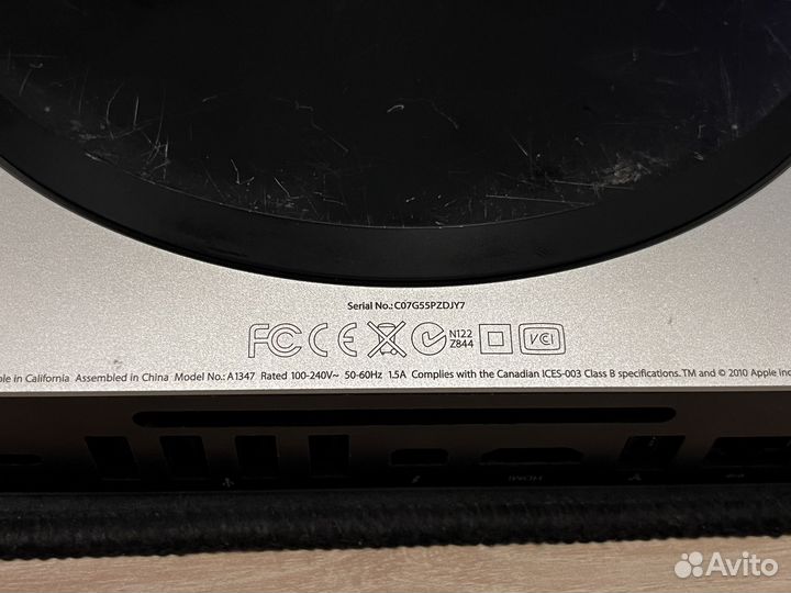 Mac Mini mid 2011 server (i7, 16 Гб, 240Гб + 1Тб)