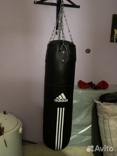 Мешок боксерский heavy leather punching BAG adidas