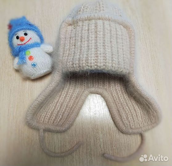 Шапка ушанка и варежки