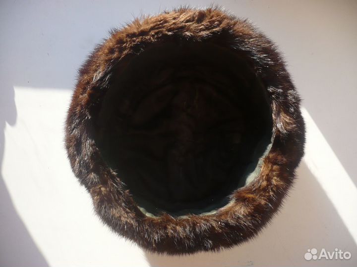 Норковая шапка мужская