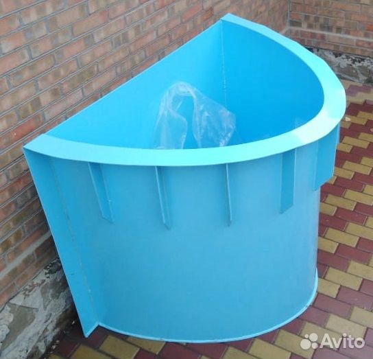 Бассейн, купель, Емкость, узв из полипропилена