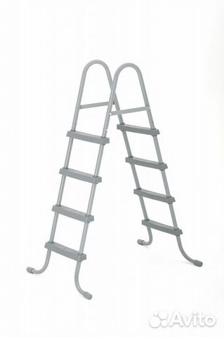 Лестница для бассейнов до 122см, 4 ступеньки