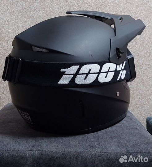 Мотоциклетный шлем chengzhou cg-225 с мотоочками