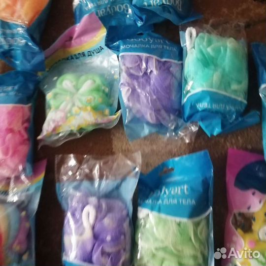 Мочалка бантик