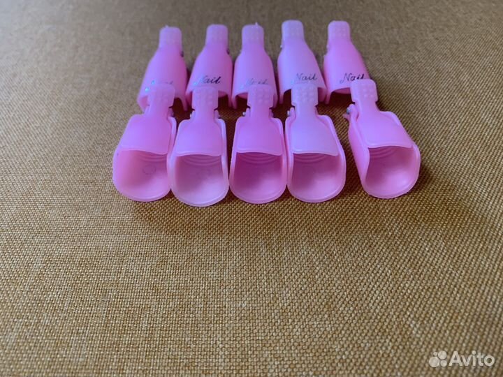 Прищепки для маникюра, 10 шт