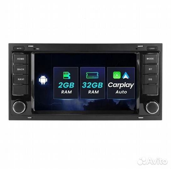 Магнитола Фольксваген Туарег 2002-10 Андроид 2+32