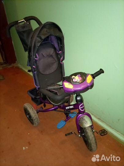 Трехколесный велосипед с ручкой 1-4 года