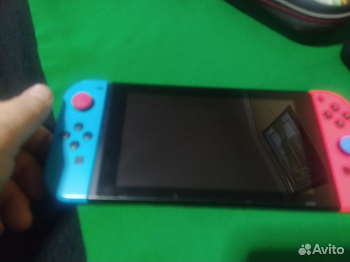 Nintendo Switch чип 128gb, прошитая+чехол