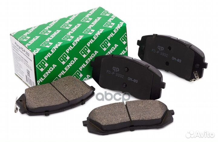 Колодки тормозные FDP3332 pilenga
