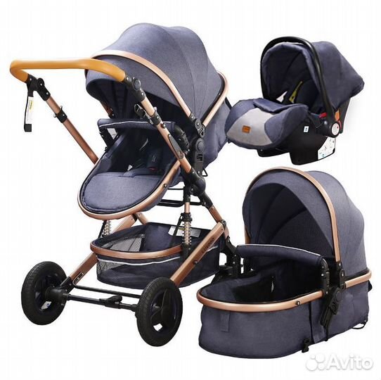 Детская коляска-трансформер 3 в 1 Luxmom 530W