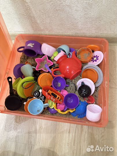 Песочница с крышкой для кинетического песка