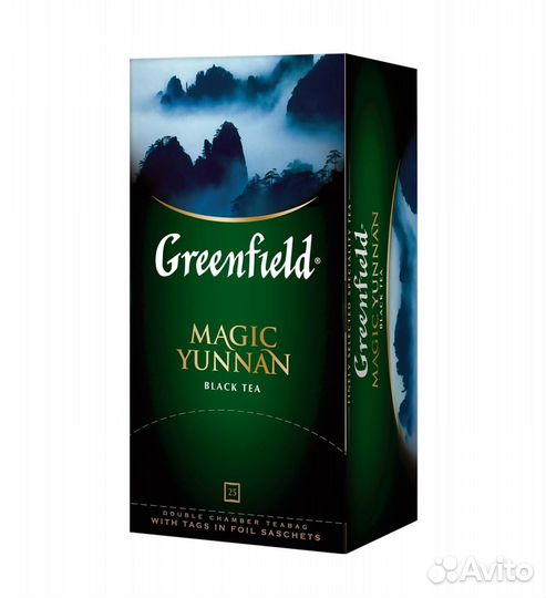 Чай Гринфилд Magic Yunnan Китайский Черный 25 пак