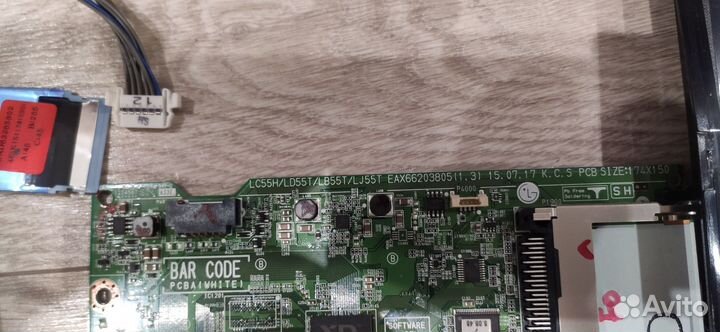 Платы (main, t con, блок питания) телевизоров lg