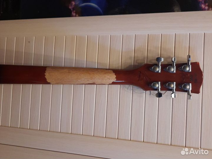 Электрогитара Gibson Les Paul реплика с комбиком