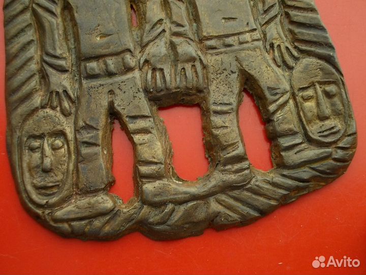 Личина братья финно-угры бронза копия